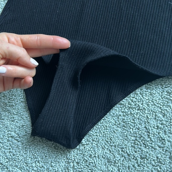 REFORMATION Marten Ribbed Knit Buttoned Bodysuit sz.S - Picture 10 of 11